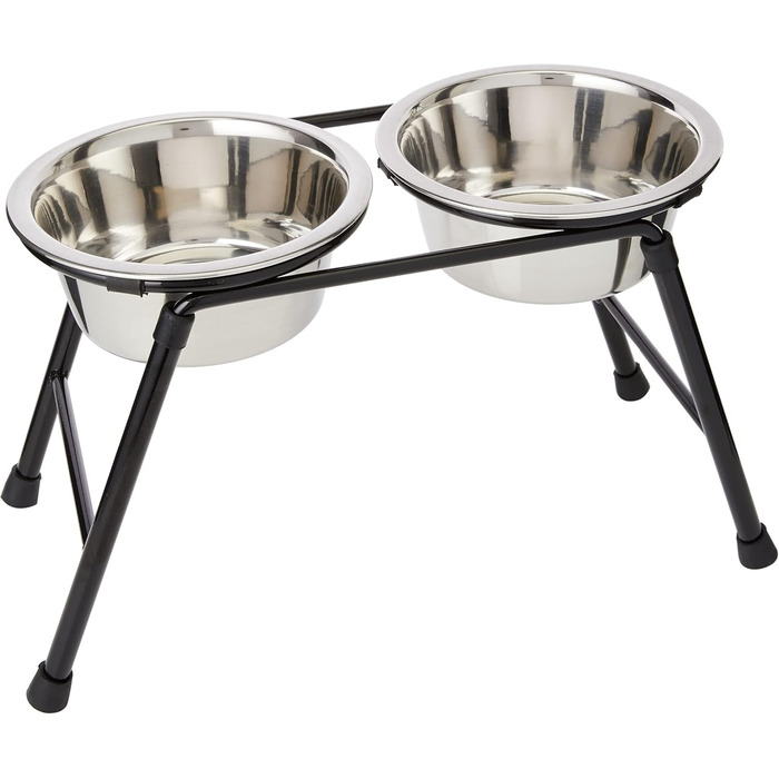 Подвійний годівниця для домашніх тварин Classic Pet Products з нержавіючої сталі, 300 мм, 2 x 1600 мл, VIT-36757 (3 шт.)