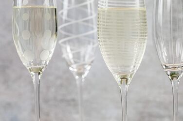 Набір келихів для шампанського Mikasa Cheers Kristall, 4 шт, 250 мл - келихи з оригінальним дизайном