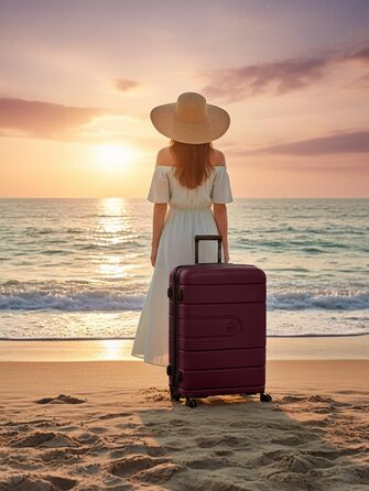 Набір валіз REDOLZ Essentials 11, темно-синій, 3 шт. (56 см + 76 см, розширювана)