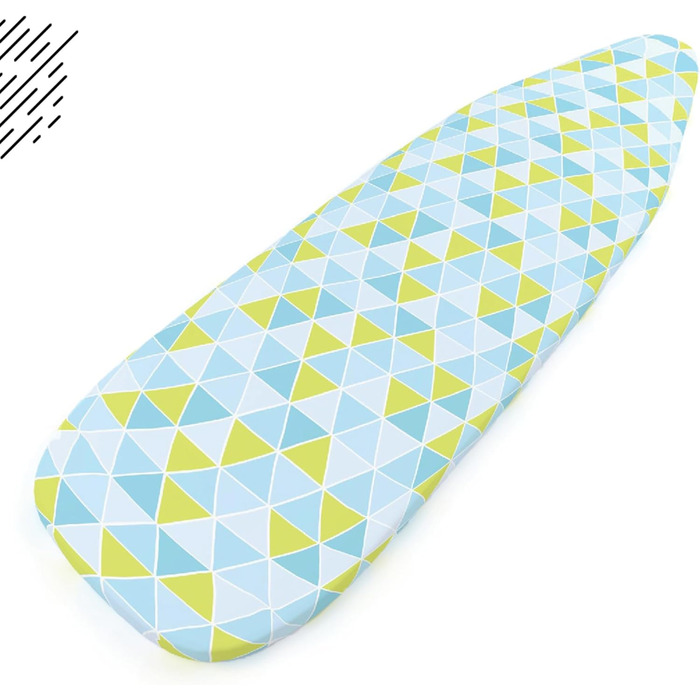 Чохол для прасувальної дошки Encasa 'Luxury Line' з додатковою товстою підкладкою (125x46 см) - заміна для дому та готелю