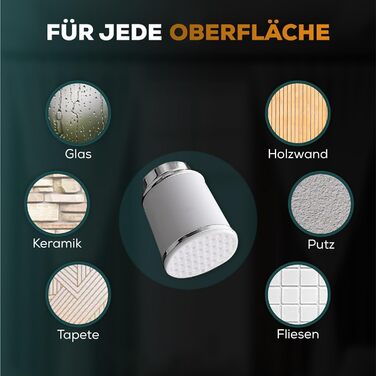 Штанга для штор Ø 32 мм, без свердління - для душу, вікна, кімнати, кухні (270-320 см, Біла)