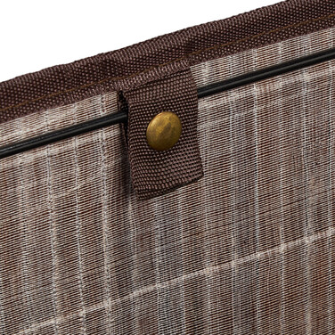 Relaxdays Brown Bamboo Storage Basket