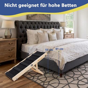 Східці для собак на ліжко та диван – щадні до суглобів, антиковзні, складні, регульовані, портативні, до 16 кг/20 кг