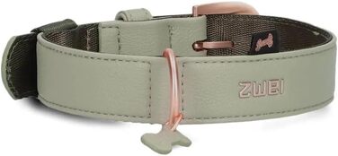 Нашийник для собак ZWEI Leo LE15 з якісної штучної шкіри, регульований, для середніх та великих собак (37-50 см)