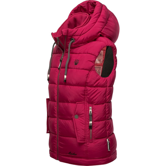Легка перехідна жилетка ARIKOO Daen з капюшоном, степна жилетка, кольори XS-3XL (XS, Фуксія)
