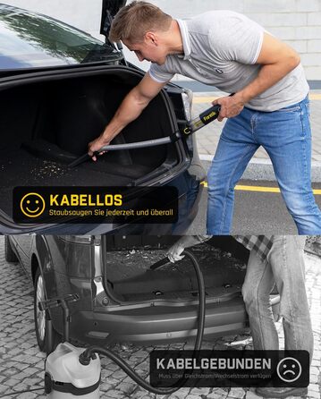 Потужний акумуляторний автопилосос Fanttik Slim V8 Apex 19000 Па, 4-в-1 ручний пилосос RobustClean, міні повітряний насос, портативний пилосос для авто, офісу, клавіатури, чорний