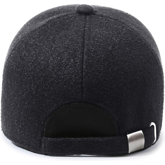 Кепка YAMEE для чоловіків на зиму з відкидними навушниками, тепла бейсболка, універсальний розмір (2361*Сірий)