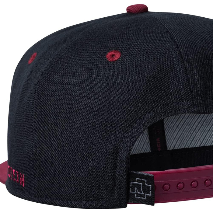 Кепка Rammstein Snapback з логотипом, чорна, офіційний мерч гурту