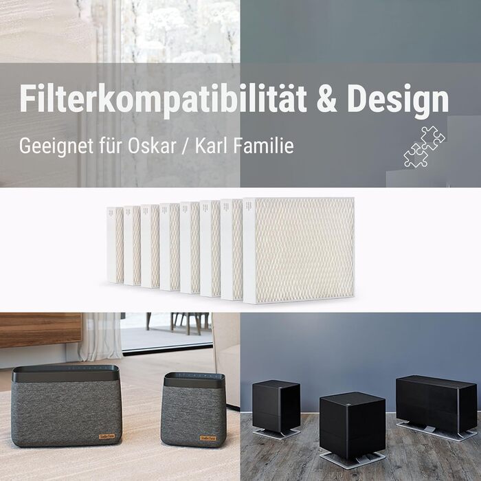 Фільтри для зволожувача повітря Stadler Form, антибактеріальні, набір 4 шт. (8 шт.)