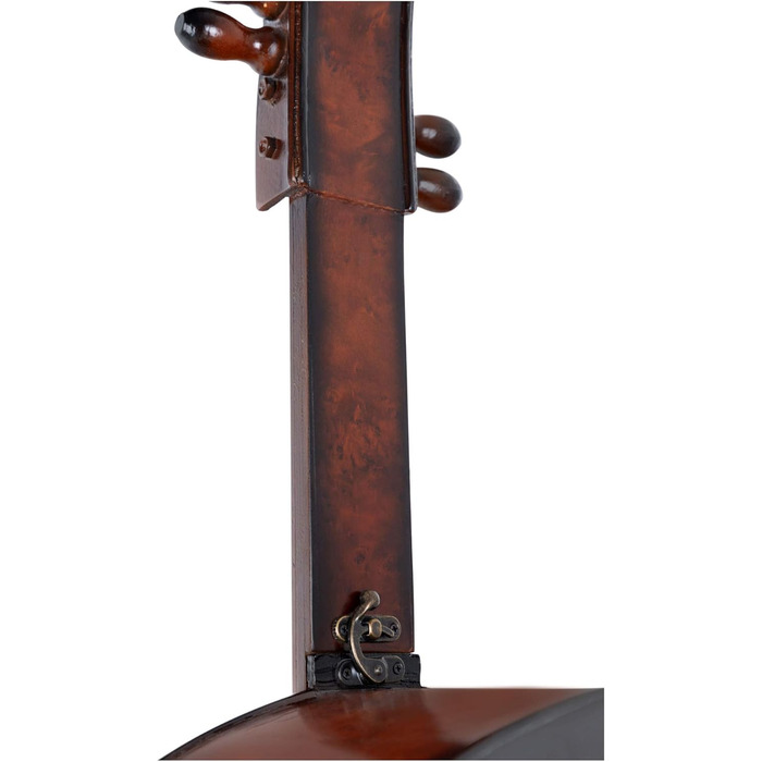 Stradivino Wine Rack for 10 Bottles - Wooden Wine Stand with Vintage Look - Handmade Cello Bottle Rack - Bottle Stand 135 cm High - Retro Wine Bottle Holder