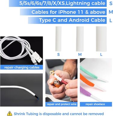Набір інструментів для ремонту iPhone, Airpod, телефону, ноутбука: JiaTeums, USB Type-C, Lightning, чорний/білий