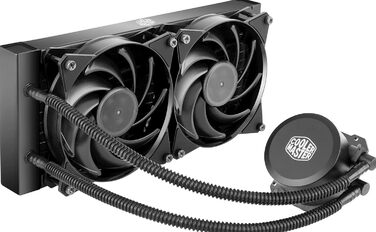 Система водяного охолодження Cooler Master MasterLiquid Lite 240 - 240мм, з подвійною помпою та вентиляторами 120мм