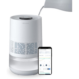 Blueair Premium Smart: Ультразвуковий зволожувач повітря для кімнат до 46 м² | 3.5 л, нічний режим, Auto-режим