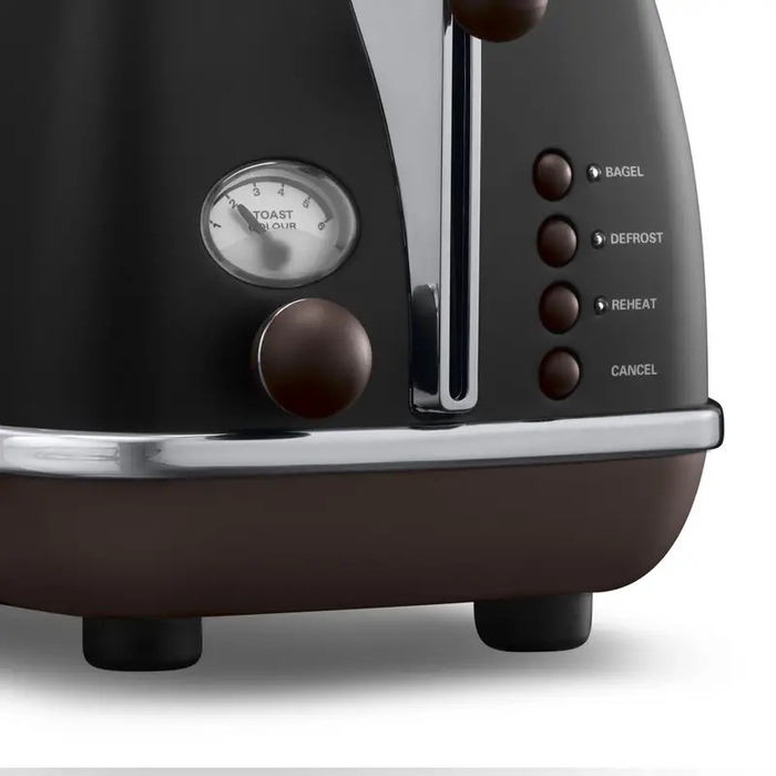 Тостер De'Longhi CTOV 2103.BK, чорний, 900 Вт