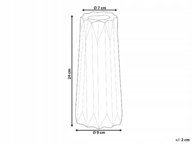 Керамічна ваза Beliani, 9 x 1 см
