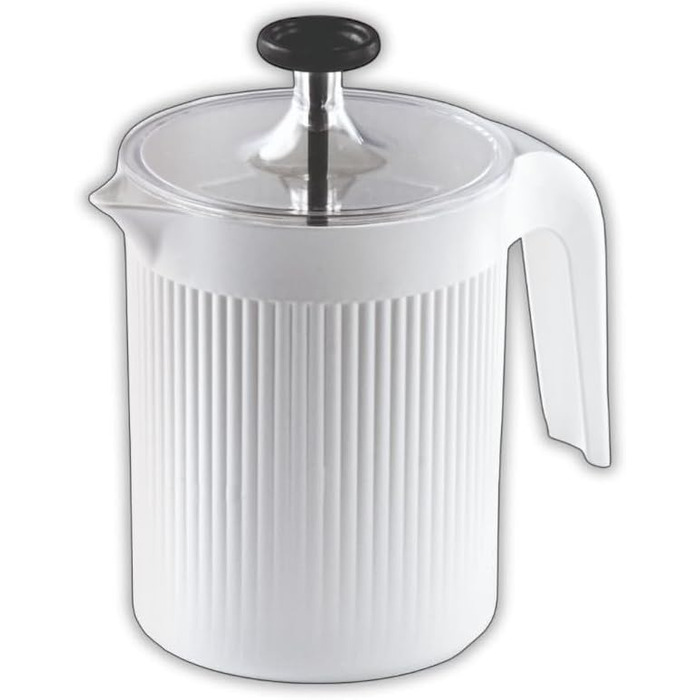 Ручний спінювач молока Snips Cremix для капучіно, білий, 0.5 л, Made in Italy