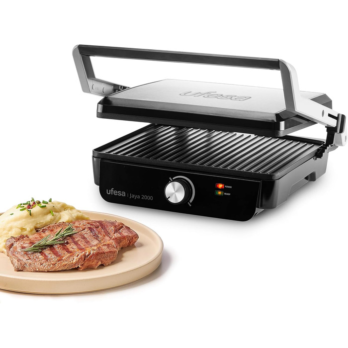 Ufesa Everest Electric Hot Plate with Touch Screen - 5 Pre-set Programs, Timer & Adjustable Temperature
