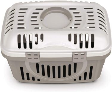 Транспортний бокс для котів Transportbox Katze Open Top - блакитний, 49 x 34 x 32 см