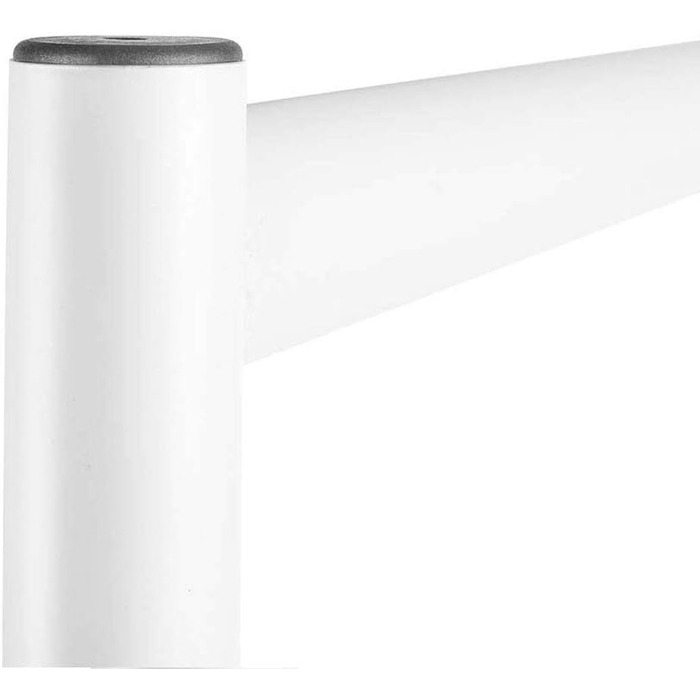 The Shopfitting Shop Clothes Rack 1.83 m long x 1.54 m high, robust, 32-mm steel pipe, White