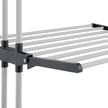 Relaxdays Clothes Rail Tower with Wheels