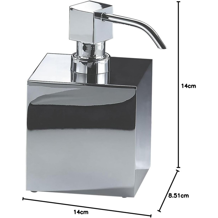 Decor Walther 0825000 DW 475 Soap Dispenser, Chrome