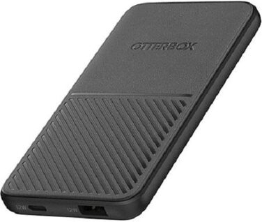 Power Bank OtterBox Robustes 15000 mAh з швидкою зарядкою USB A/C 18W - Чорний