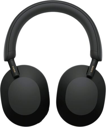Навушники Sony WH-1000XM5 з шумозаглушенням, Bluetooth, чорні - преміум якість, Hi-Res Audio, до 30 год роботи, з кейсом