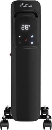 Масляний радіатор Tronitechnik® TT-OR 311: 3 режими, 1500 Вт, чорний, з термостатом та захистом від перегріву