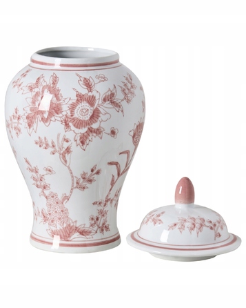 Ваза Beliani з порцеляни, 18 x 38 см