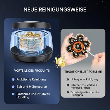 Електричний гоління голови для чоловіків 7D PRO Glatzen Rasierer - MAXGROOM IPX6 водонепроникний, з плаваючою головкою, 1400mAh, 8800RPM, USB-C, чорний