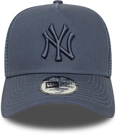 Кепка бейсболка New Era A-Frame Trucker з сіткою, регульована, літня, Нью-Йорк Янкиз, блакитна