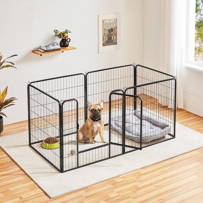 Клітка для собак Yaheetech з 8 секціями, 80x80 см, для дому та саду