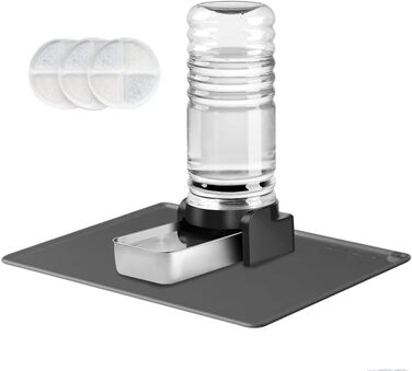 Автоматичний диспенсер води для собак Marchul 8.6L з мискою з нержавіючої сталі та фільтрами, для великих собак