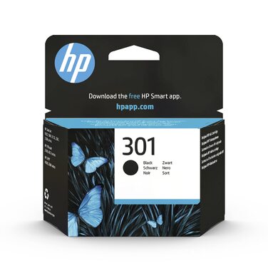 Оригінальний чорний картридж HP 301 (чорнильний) для принтерів HP