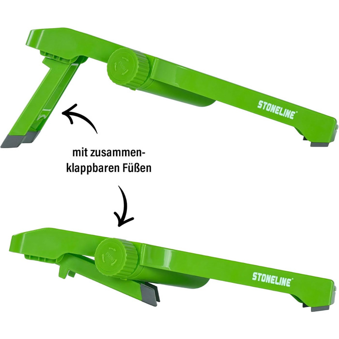 Набір для нарізки овочів STONELINE V: 9 частин для нарізки скибочками, соломкою, кубиками, спіралями. З нержавіючої сталі, з 5 насадок, овочевий слайсер, тертак, фрі-нарізач, мандоліна, кухонний овочевий слайсер (зелений, 3 шт.)