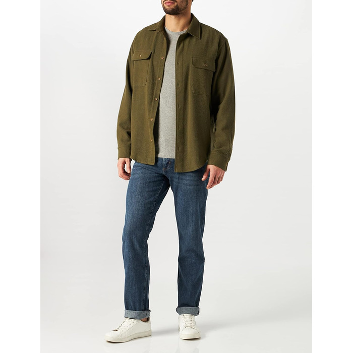 Джинси чоловічі Wrangler Straight Regular Fit, сині з чорним, W30-W44, 34W/32L Authentic Blue