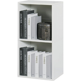 FUSUNBAO Magic DIY Cube Storage Organizer, Stackable Cubes for Home, Books, Clothes, Toys, Modular Storage System, Closet Organizer, Bookshelf, Closet (Pure White (Pure White Calcined, 2. General Cube))