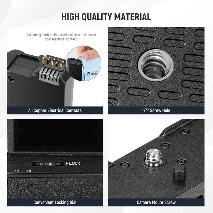 Акумуляторний руків'я Neewer MB-N11 для Nikon Z6 II та Z7 II з 2 акумуляторами EN-EL15c 2400mAh та USB-зарядним пристроєм