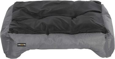 Feandrea Luxus Dog Bed, XL, Dog Cushion, made of Oxford fabric, with a non-slip bottom, 100 x 70 cm PGW28H (L 100 x W 70 x H 28 cm, Grey)