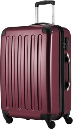 Чемодан ручної поклажі Alex від Hauptstadtkoffer, 38x23 см, 42 л, з 4 колесами, жорсткий, розширюваний, Бордовий (65)