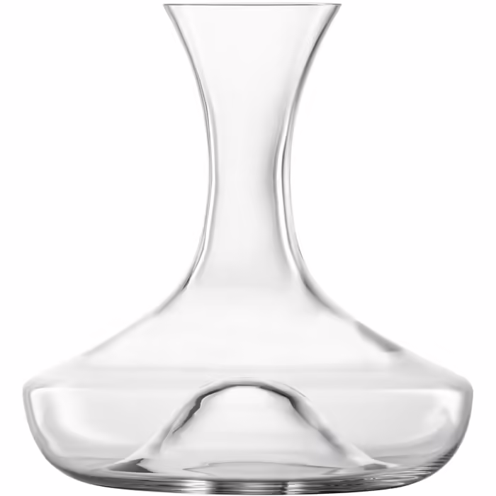 EISCH Decanter Set with Decanting Carafe, Decanter Stopper, Polishing Cloth & Cleaning Pearls - Decanter made of crystal glass with accessories for easy glass care - 750 ml