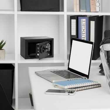 Офісний сейф Tresor COMPACT III з цифровим замком, 8.5 л, сталевий, чорний, 20x31x20 см