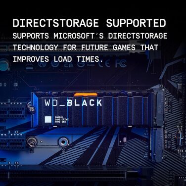 SSD накопичувач WD_BLACK SN850X 4TB PCIe Gen4 з радіатором | NVMe, 7300 МБ/с, 6300 МБ/с