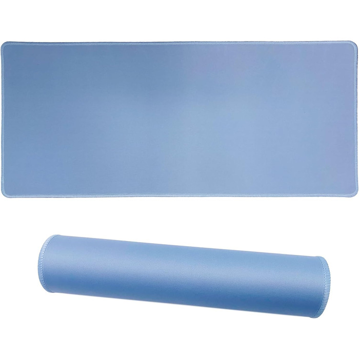 Великий ігровий килимок для миші з прошитими краями, 70x30 см, нековзна основа з натурального каучуку, для геймерів, комп'ютера, офісу, дому (IceblueJ)