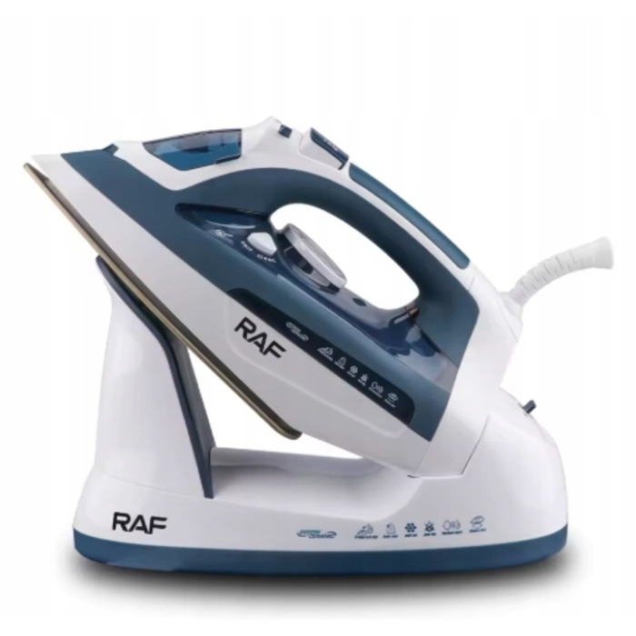 Парова праска RAF Steam Iron 2600W, керамічна підошва, самоочищення