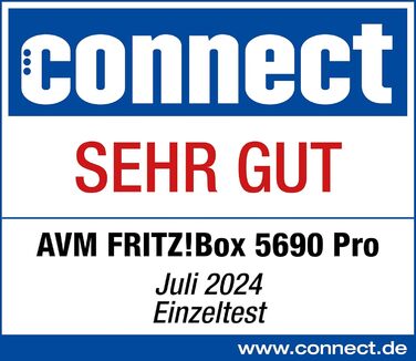 Роутер FRITZ!Box 5690 Pro: Wi-Fi 7, DSL/Glasfiber, Mesh, DECT, 18.5 Gbit/s