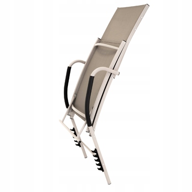 Шезлонг алюмінієвий Jumi, сірий
