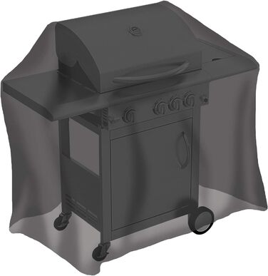 Чохол для газового гриля tepro Universal середній, поліетилен, чорний, 130x65x100 см