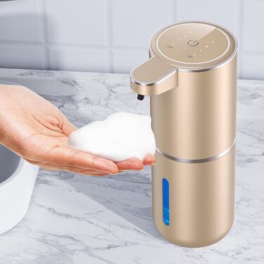Автоматичний диспенсер для мила Amyzavls, 380 мл, USB, сенсорний, для ванної, кухні, офісу, інфрачервоний сенсор, підтримка рідкого та пінного мила