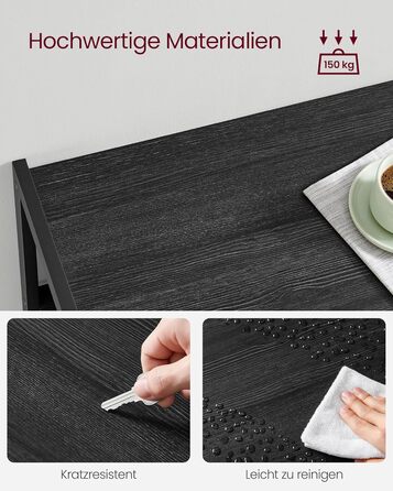 Стелаж кухонний VASAGLE з 2 металевими кошиками, з гачками та полицями, для мікрохвильової печі, 35 x 80 x 93,5 см, золотий дуб + білий (KKS096W09)